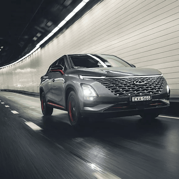 Chery car on a road